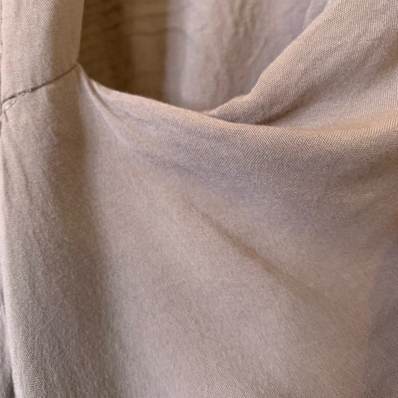 Asymmetrical V Neck maxi dress in gray - Picture 5 of 6